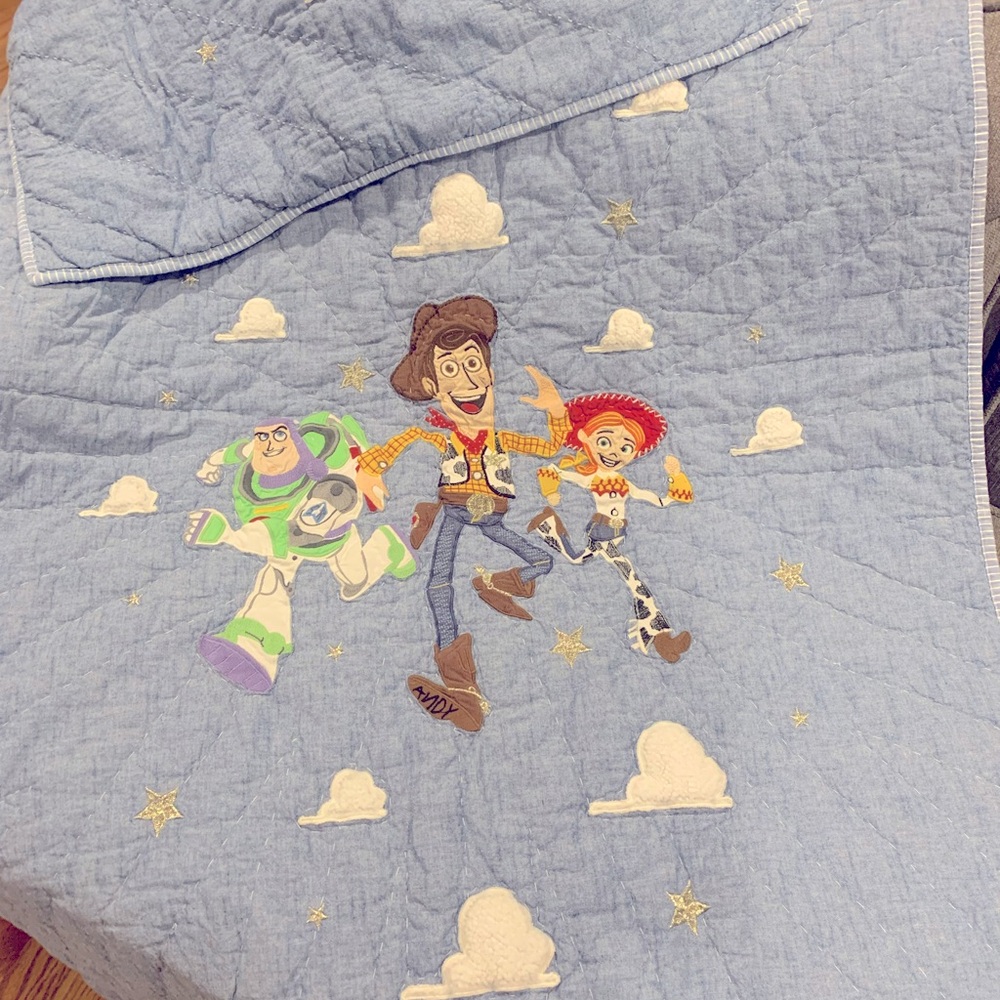 Pottery Barn Toy Story quilt and sham